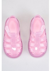 Igor Pink Star Glitter Sandals