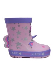 ToeZone Pink Unicorn Wellies