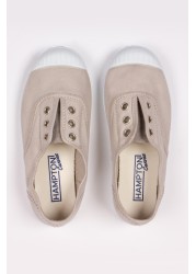 Trotters London Plum Canvas Shoes