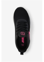 Lace-Up Mesh Trainers