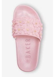 Baker by Ted Baker Pink Embossed Sliders