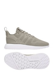 حذاء رياضي دانتيل رمادي Multix Youth من adidas Originals