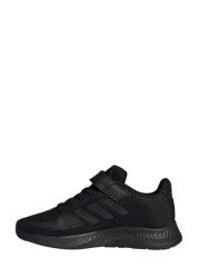 adidas Black RunFalcon Youth & Junior Strap Trainers