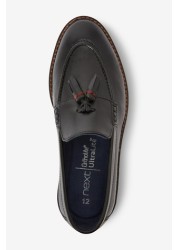 Leather Tassel Loafers