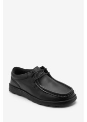 School Leather Lace-Up Shoes