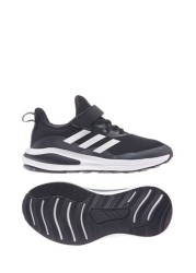 adidas Black FortaRun Youth + Junior Trainers