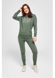 ELLE Sport Longline Hoodie