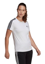 adidas 3 Stripe T-Shirt