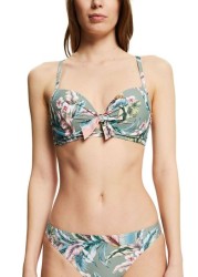 Esprit Light Khaki Green Underwire Bikini Top