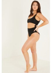 Quiz Textured Cut Out Swimsuit