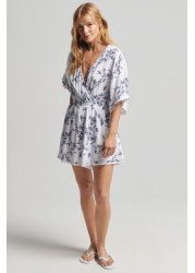 Superdry White Vintage Beach Playsuit