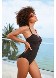 Bandeau Tummy Control Swimsuit Petite