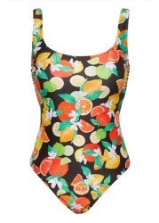 Figleaves Citrus Underwired Tummy Control Swimsuit