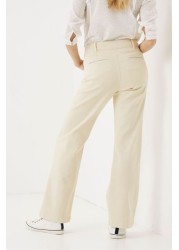 FatFace Natural Elise Wide Leg Trousers