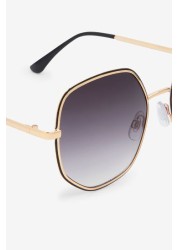 Enamel Detail Sunglasses