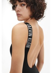 Calvin Klein Black CK One Piece Swimsuit