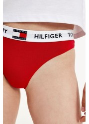 Tommy Hilfiger Womens Red 85 Cotton Stretch Briefs