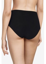 Chantelle Black Three-Pack Soft Stretch High Waisted Briefs