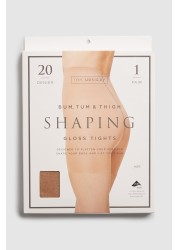 Bum/Tum/Thigh Gloss Shaping Tights