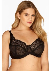 Yours Curve 2 Pack Stretch Lace Non-Padded Underwired Bra