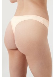 Cotton Knickers 5 Pack Thong