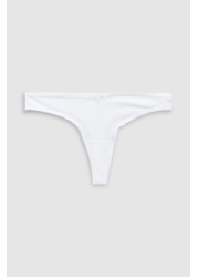 Cotton Knickers 5 Pack Thong