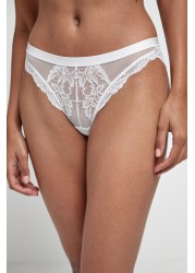 Lace Knickers 2 Pack High Leg