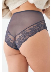 Lace Knickers 2 Pack High Rise