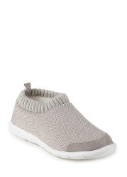 Totes Isotoner Ladies Iso- Flex Herringbone Bootie Slippers