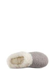 Totes Isotoner Ladies Swept Back Bobble Mule Slippers