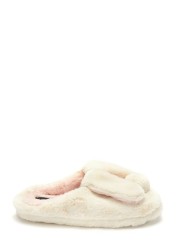 Pour Moi Faux Fur Bunny Mule Slipper