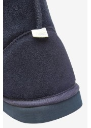 Suede Slipper Boots