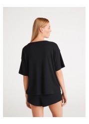 B by Ted Baker Rib Loungewear T-Shirt