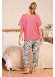 Morris & Co. At Next Cotton Jersey Pyjamas Petite