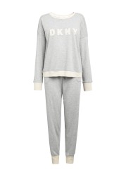 DKNY Signature Top And Joggers Pyjama Set