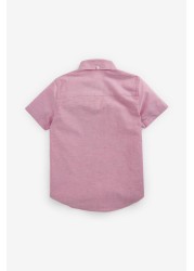 Oxford Shirt (3-16yrs) Short Sleeve