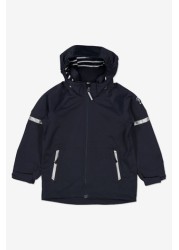 Polarn O. Pyret Blue Waterproof Shell Coat