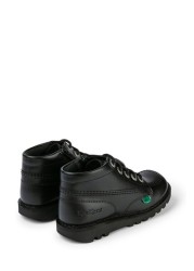 Kickers Junior Kick Hi Zip Leather Shoes