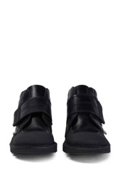 Kickers Black Kick Mid Scuff Shoes