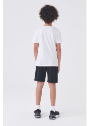 Colourblock Jersey Shorts (3-16yrs)