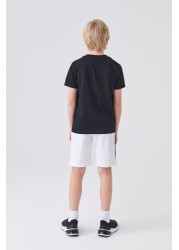 Colourblock Jersey Shorts (3-16yrs)