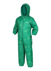 Regatta Printed Splat II Green Waterproof Puddlesuit