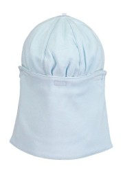 Emile et Rose Blue Sun Cap With Detachable Flap