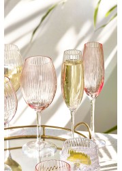 377-287s Set of 4 Flute Glasses