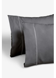 Collection Luxe 600 Thread Count 100% Cotton Sateen Duvet Cover And Pillowcase Set