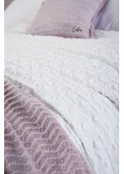 Katie Piper 240 Thread Count Cotton Calm Textured Duvet Cover And Pillowcase Set