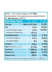 Koita Organic Cow Milk 200ml