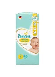 Pampers Premium Care Diapers, Size 2, Mini, 3-8 kg, Medium Pack, 46 Count