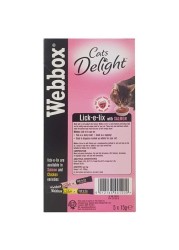 Web Box Cat Delight Like-e-Lex Salmon and Yogurt 15 g x Pack of 5