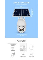 CRONY RBX-S10 Low power 4G solar camera 5mp 1080P HD Solar Panel Outdoor Surveillance Waterproof CCTV Camera Smart Home Two-way Voice Intrusion Alarm